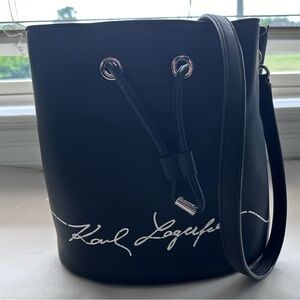 Karl Lagerfeld purse/ crossbody black